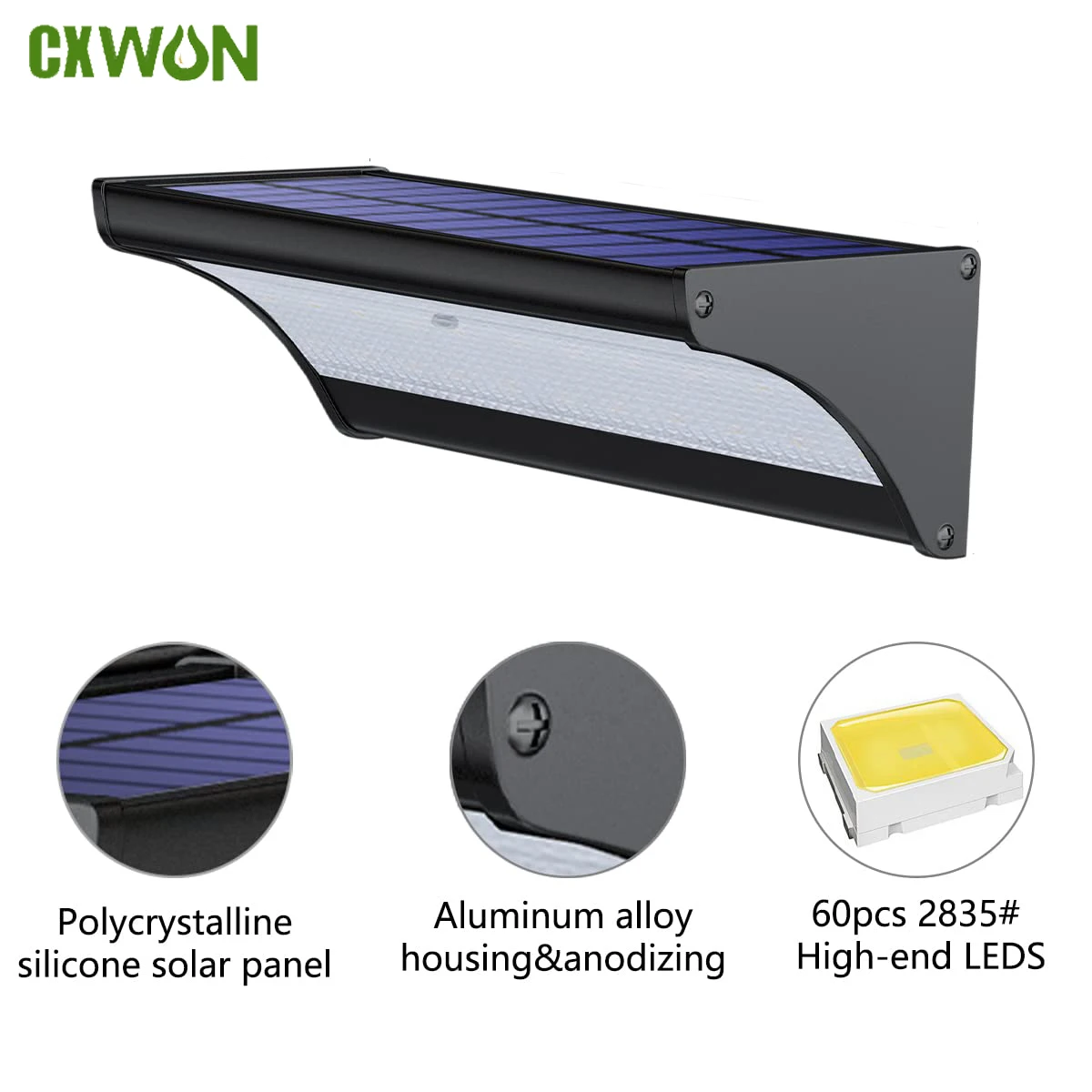 Solar Ground Light Driveway - 60/48Led Outdoor Solar Wall Light Solar