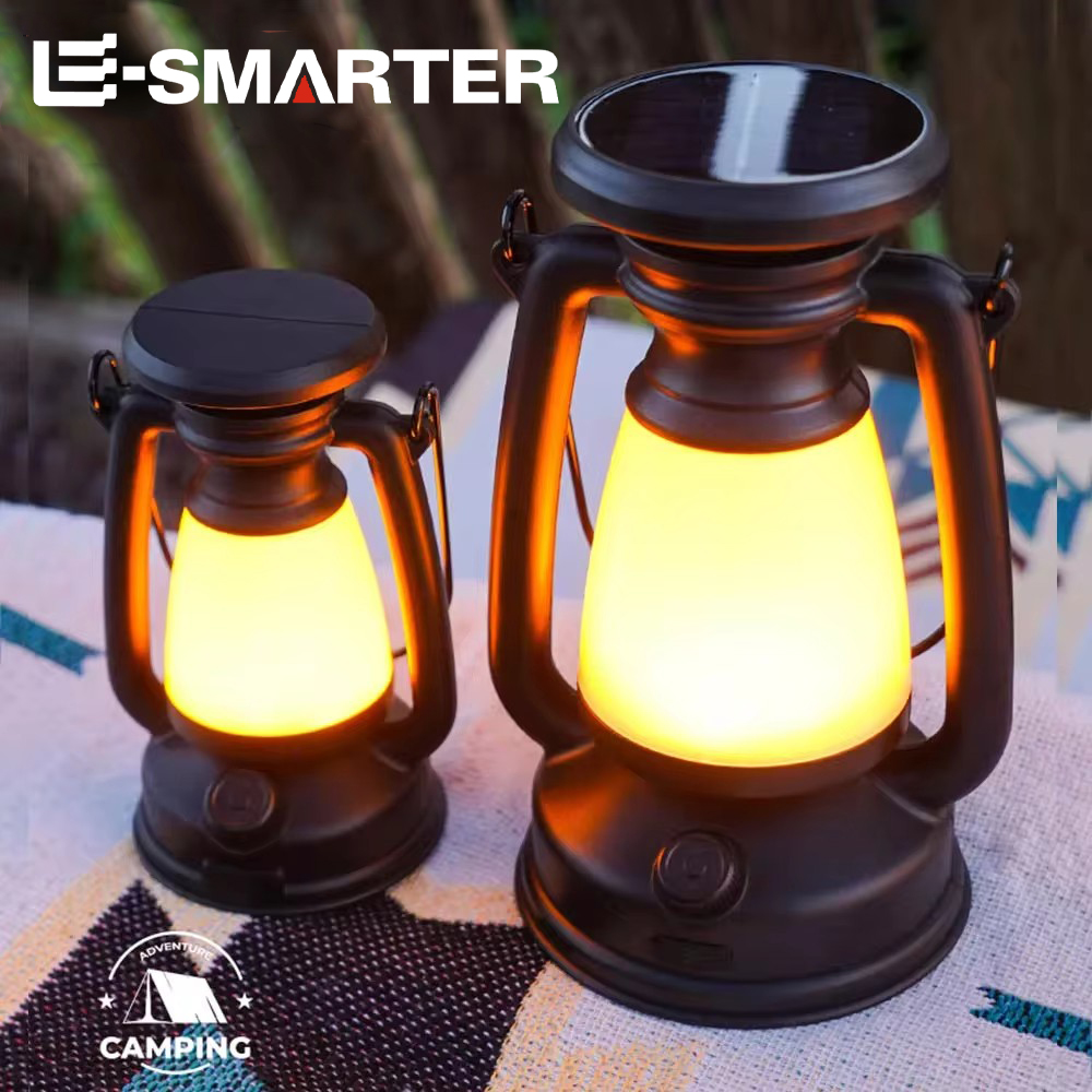 Solar Lantern Camping Collapsible - USB Rechargeable Camping Light Portable Camping