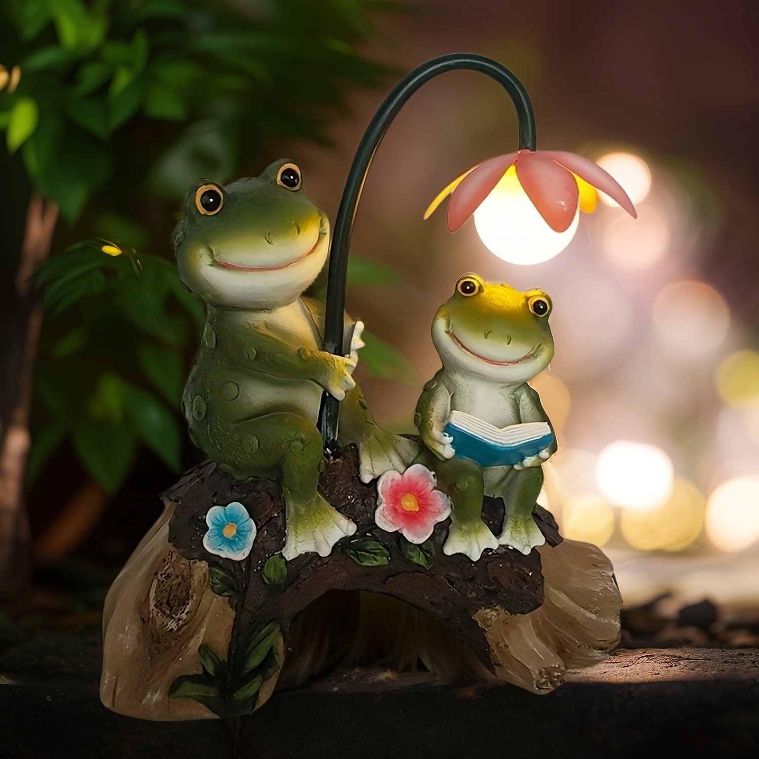 Solar Ground Light Driveway - Solar Statue Garden Light Outdoor Decor,