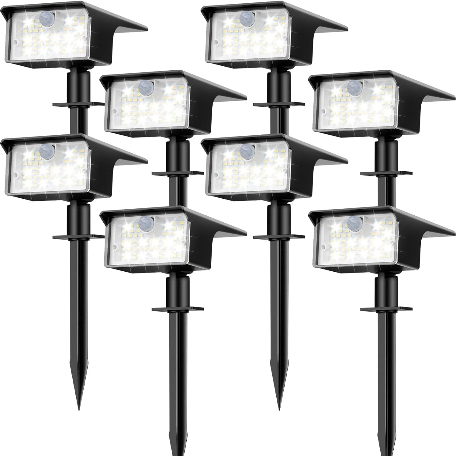 Solar Garden Spotlight Rgb - Solar Spot Lights Outdoor Motion Sensor,