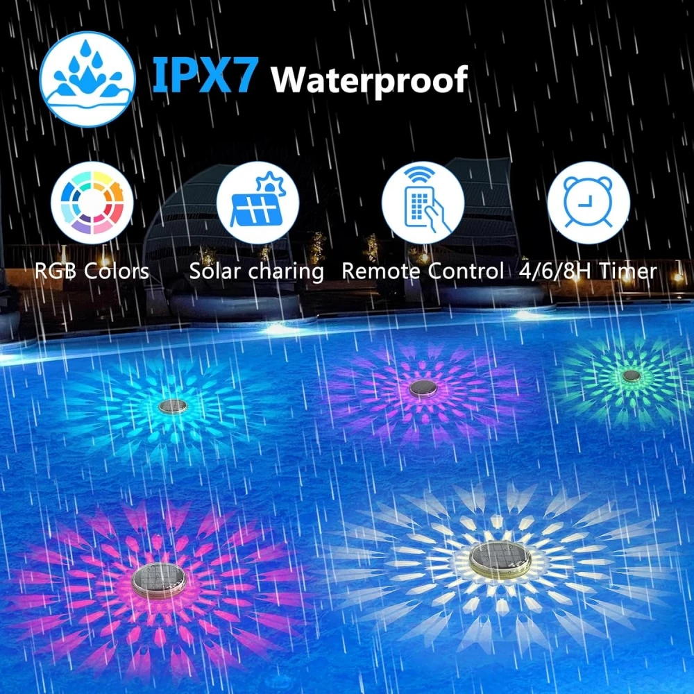 Solar Floating Pool Lights RGB - Solar Garden Spotlight Rgb ulasan dan harga