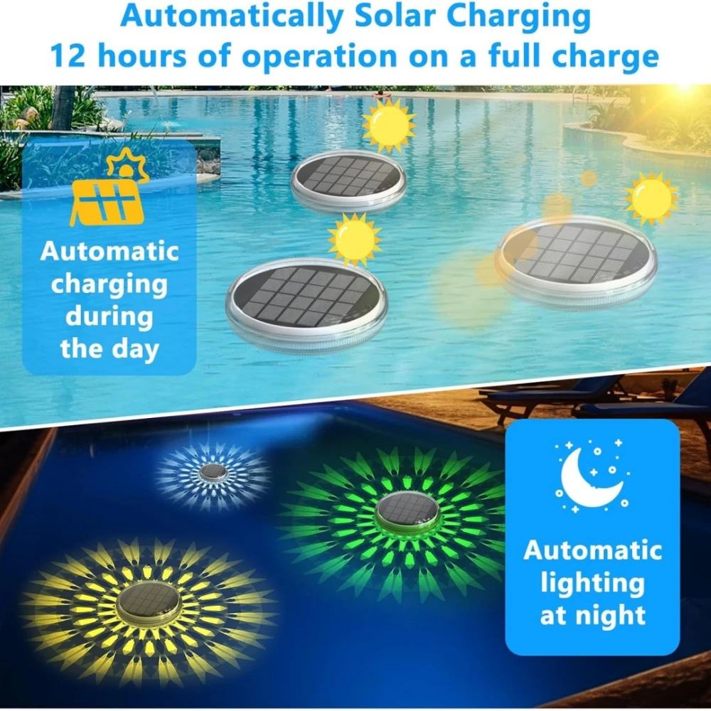 Solar Floating Pool Lights RGB - Solar Garden Spotlight Rgb ulasan dan harga