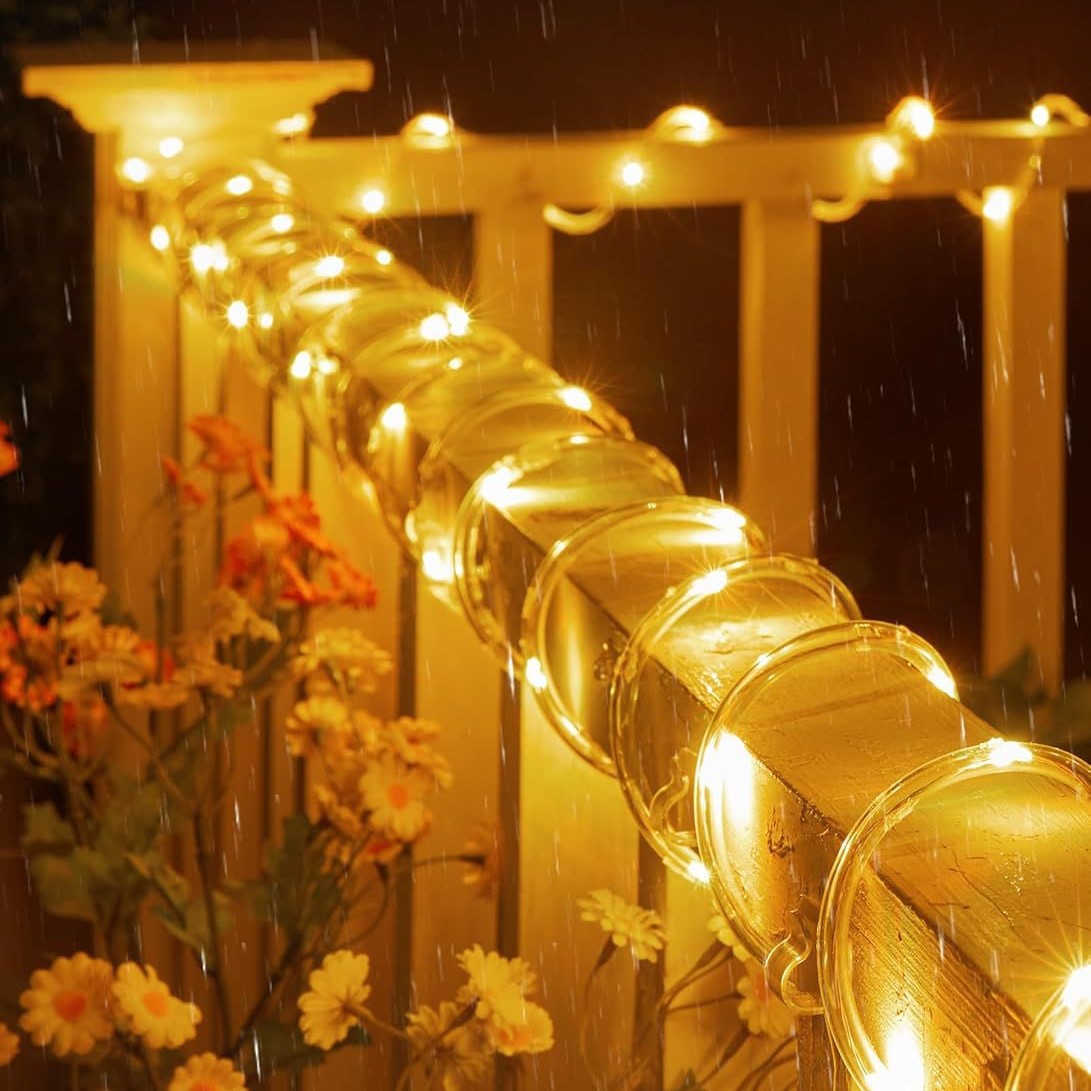 Outdoor Solar Tube Rope Led Li - Solar String Lights Outdoor 20M ulasan dan harga