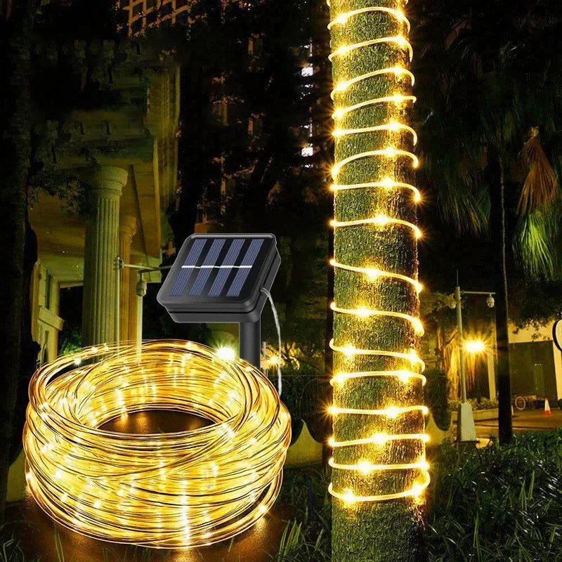 Outdoor Solar Tube Rope Led Li - Solar String Lights Outdoor 20M ulasan dan harga