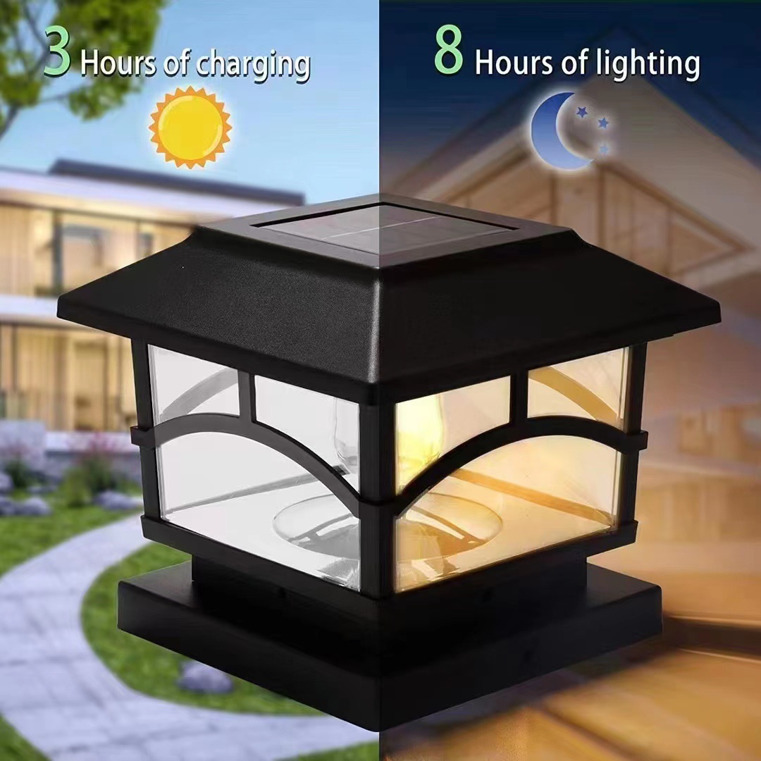 Solar Post Cap Lights, Outdoor - Solar Post Cap Light 4X4 ulasan dan harga