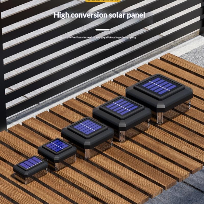 1Pcs IP65 Waterproof Solar Fen - Solar Post Cap Light 4X4 ulasan dan harga