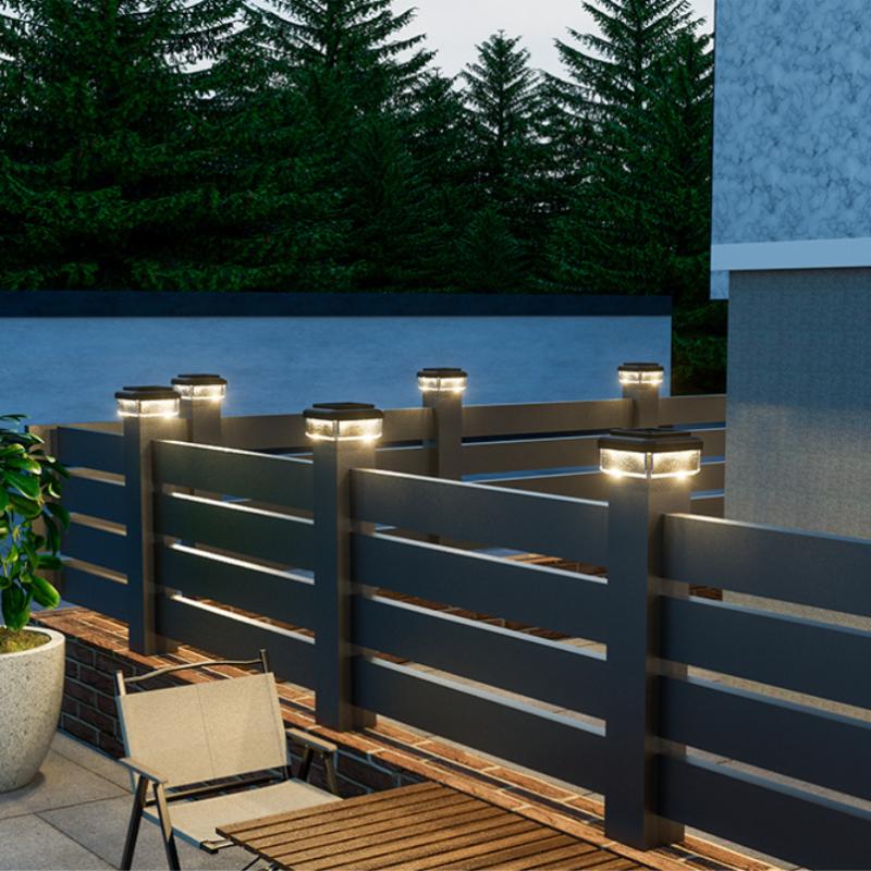 1Pcs IP65 Waterproof Solar Fen - Solar Post Cap Light 4X4 ulasan dan harga