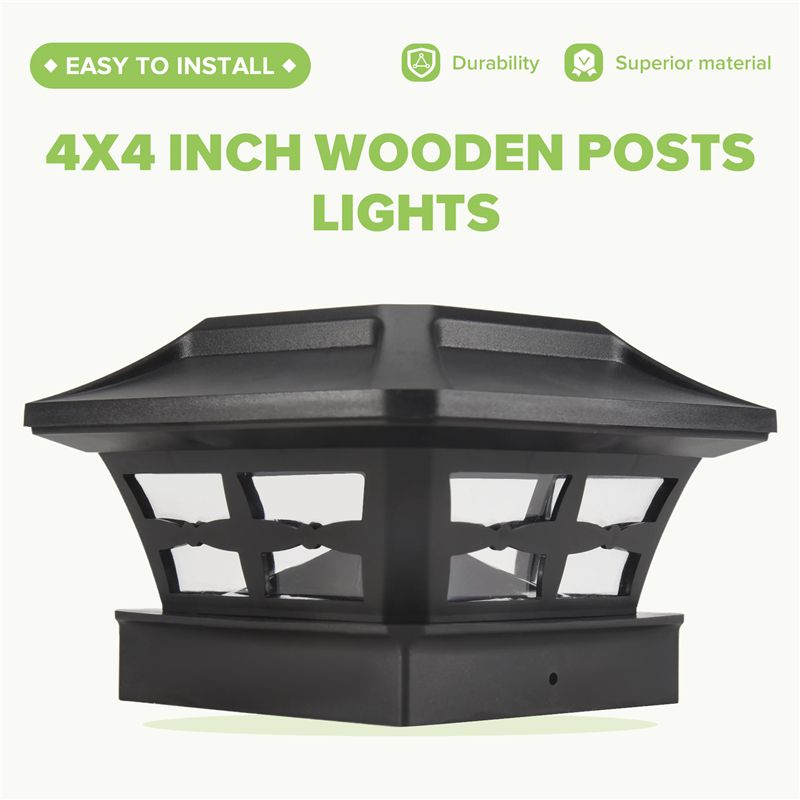 A69esolar Post Cap Lights Outd - Solar Post Cap Light 4X4 ulasan dan harga