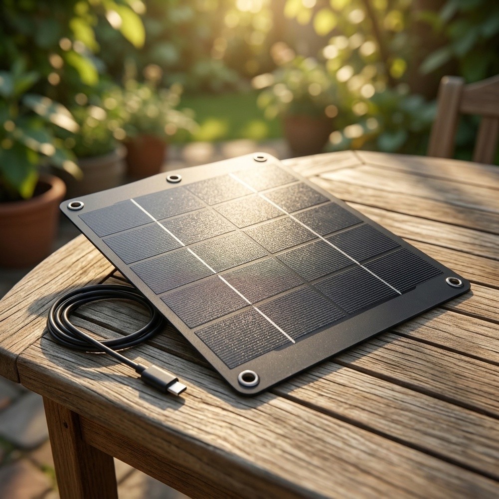 6W Portable Solar Charging Pan - Solar Security Camera Light ulasan dan harga