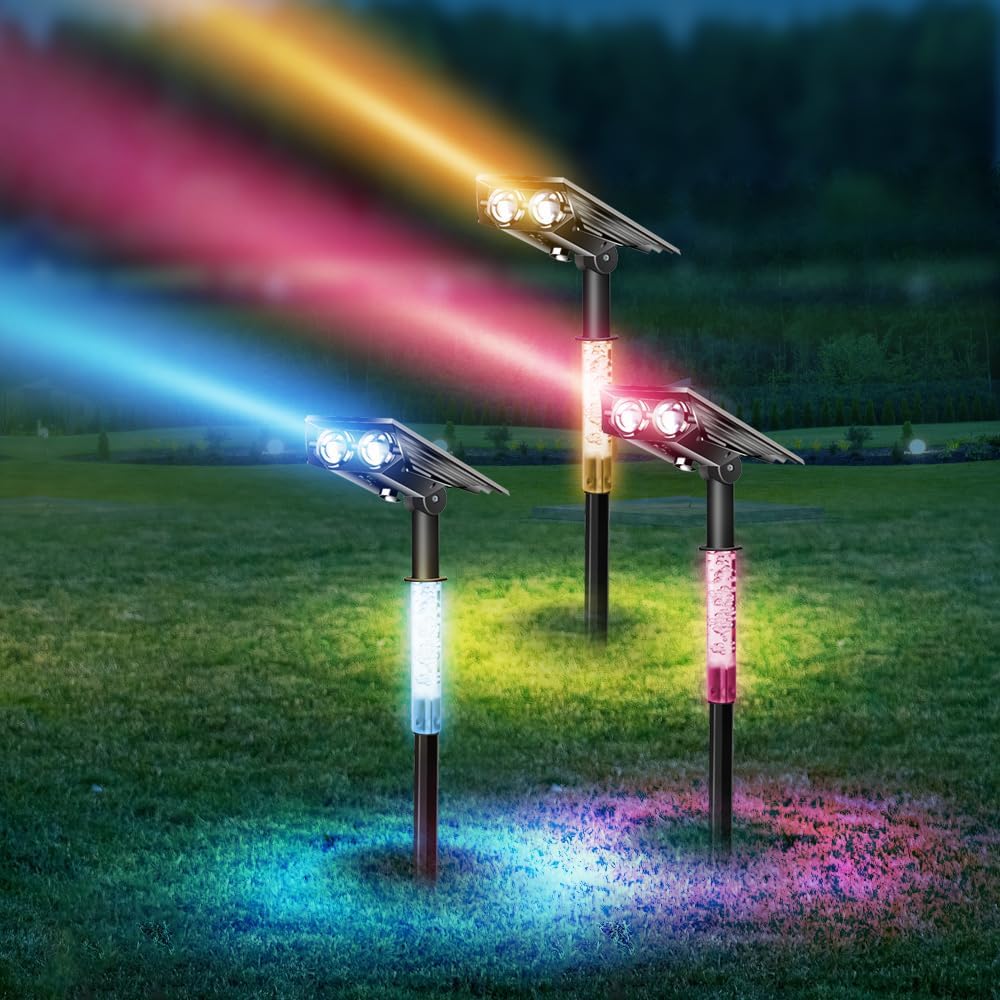 Solar Garden Lawn Lamp Outdoor - Solar Garden Spotlight Rgb ulasan dan harga