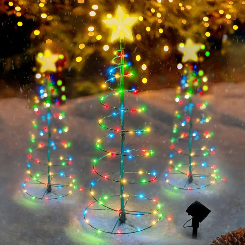 Solar LED Christmas Tree light - Solar Ground Light Driveway ulasan dan harga