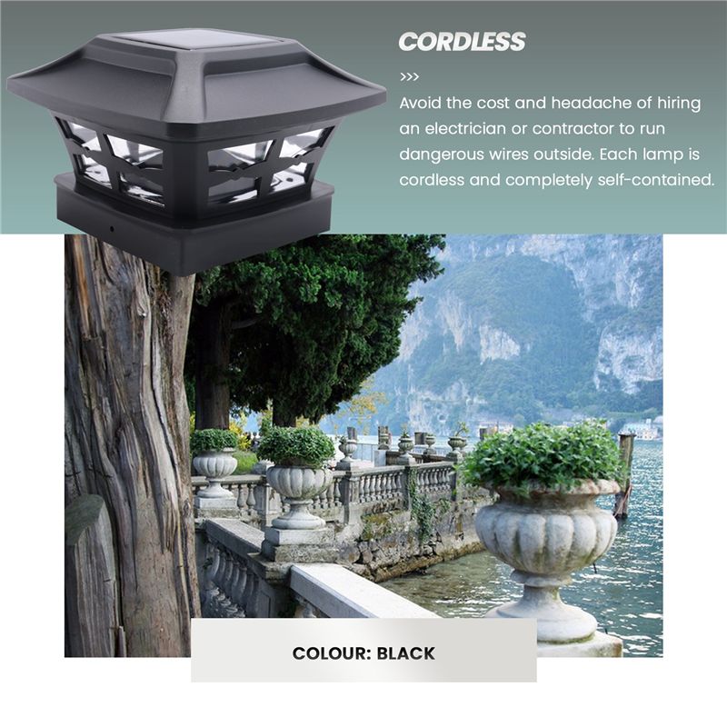 BHTS-Solar Post Cap Lights 2 L - Solar Post Cap Light 4X4 ulasan dan harga