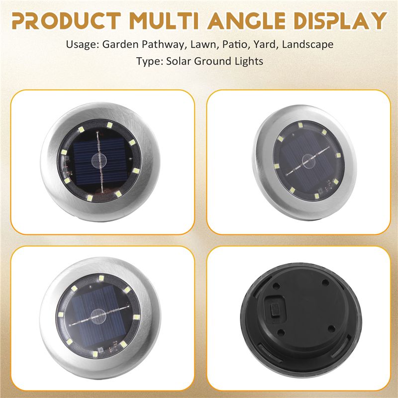 B50C 12 Pack Solar Lights Outd - Solar Pathway Lights 8 Pack ulasan dan harga