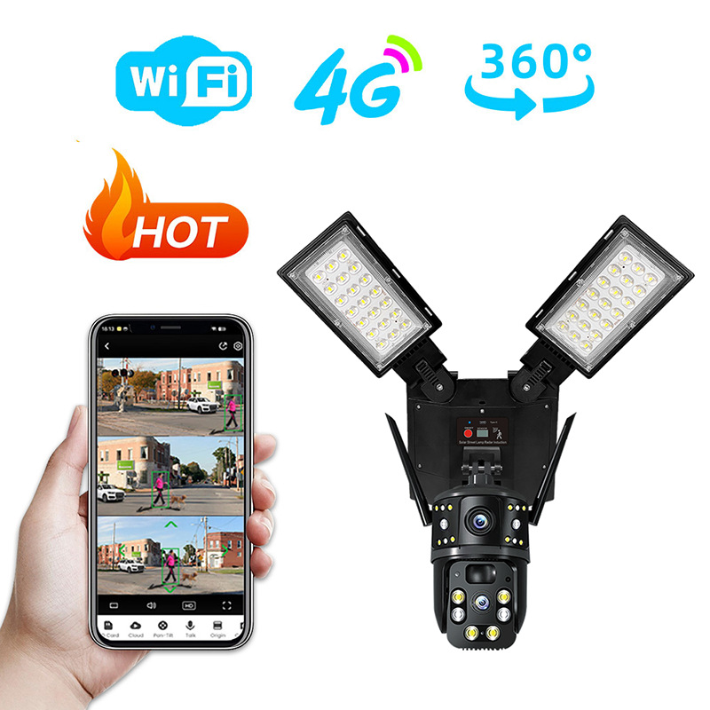 Outdoor 4G WiFi Solar PTZ Secu - Solar Security Camera Light ulasan dan harga