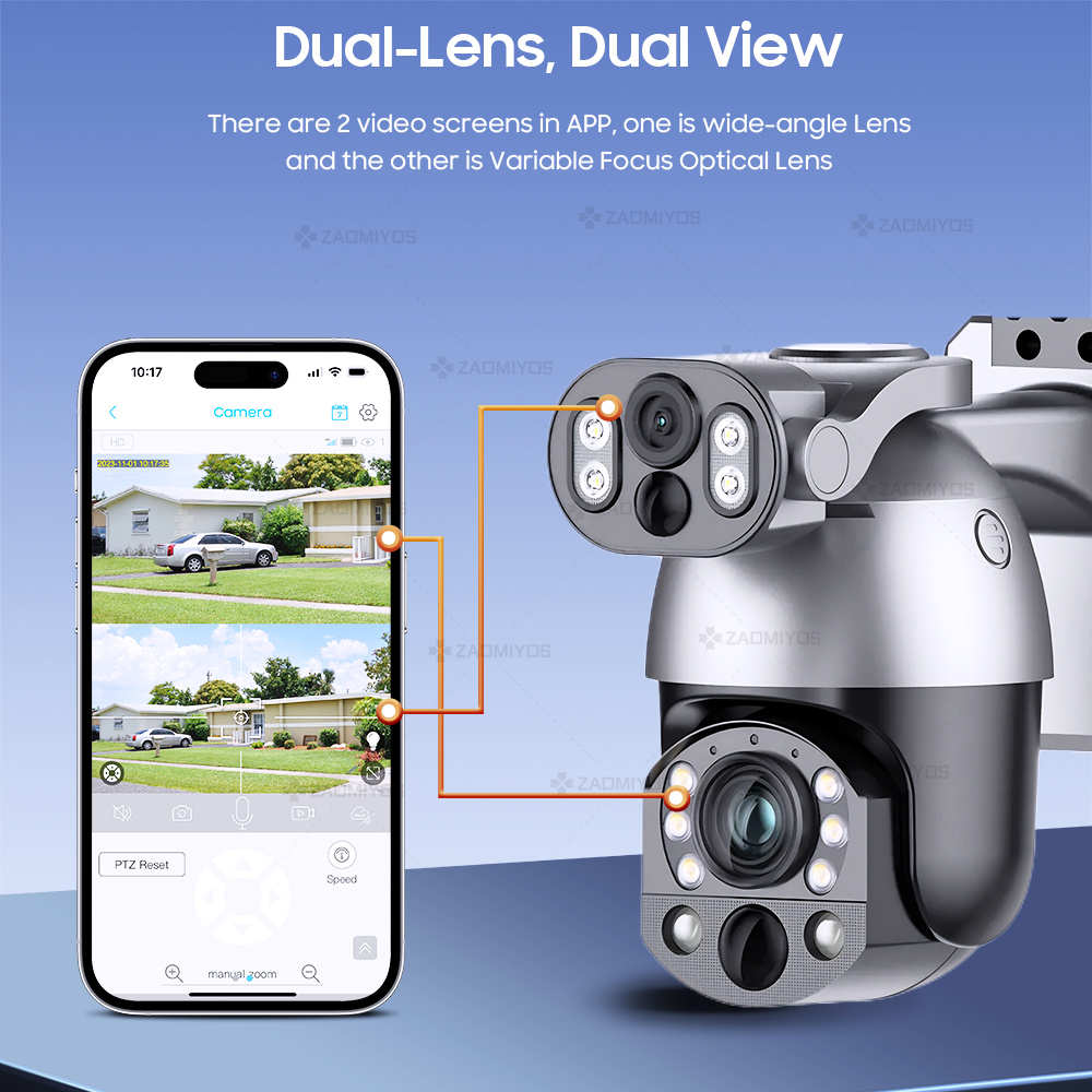4K 50X ZOOM 10MP Solar Camera  - Solar Security Camera Light ulasan dan harga