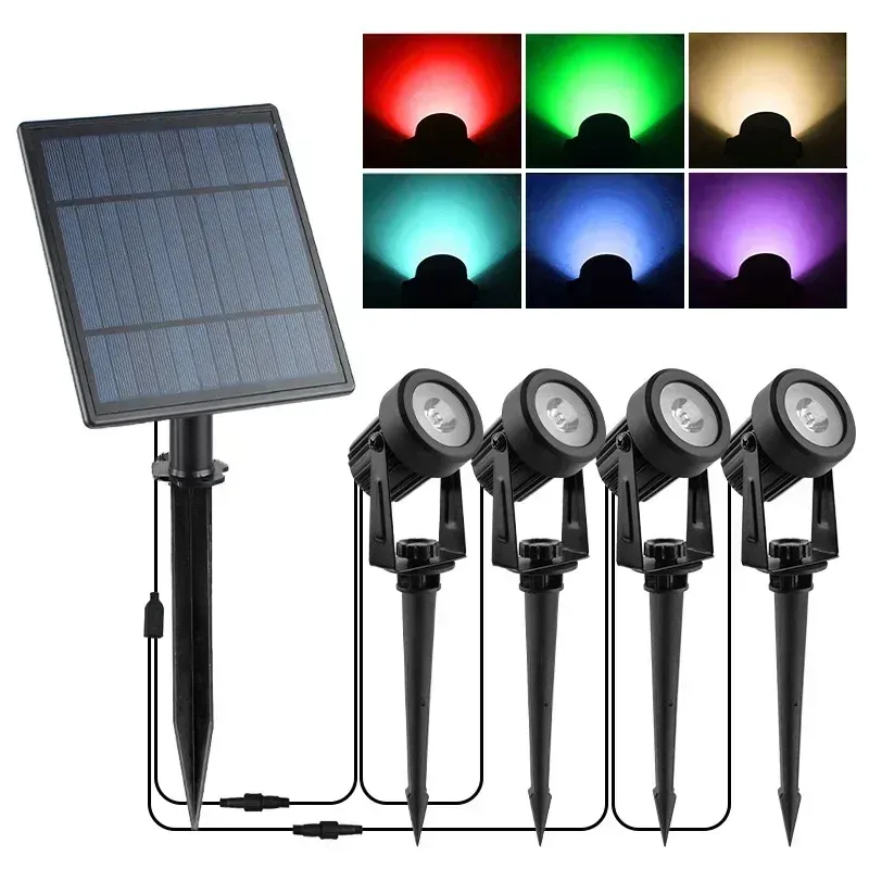 Newest 3000K/6000K/RGB Solar L - Solar Garden Spotlight Rgb ulasan dan harga