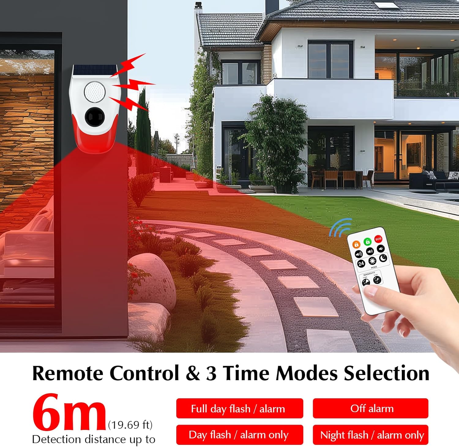 Solar Motion Sensor Outdoor Al - Solar Ground Light Driveway ulasan dan harga