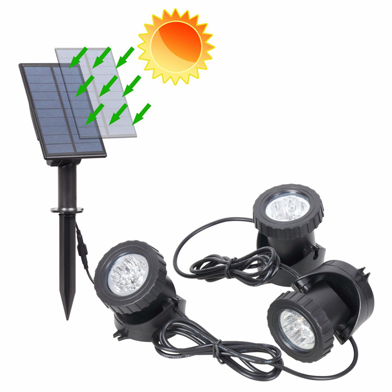 Waterproof Solar Powered Under - Solar Garden Spotlight Rgb ulasan dan harga