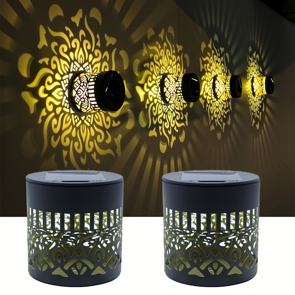 Sunflower Mandala Solar Wall L - Solar Wall Light Fence Lamp ulasan dan harga