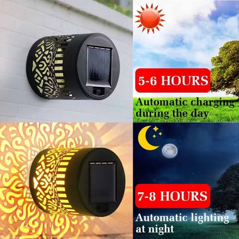Sunflower Mandala Solar Wall L - Solar Wall Light Fence Lamp ulasan dan harga