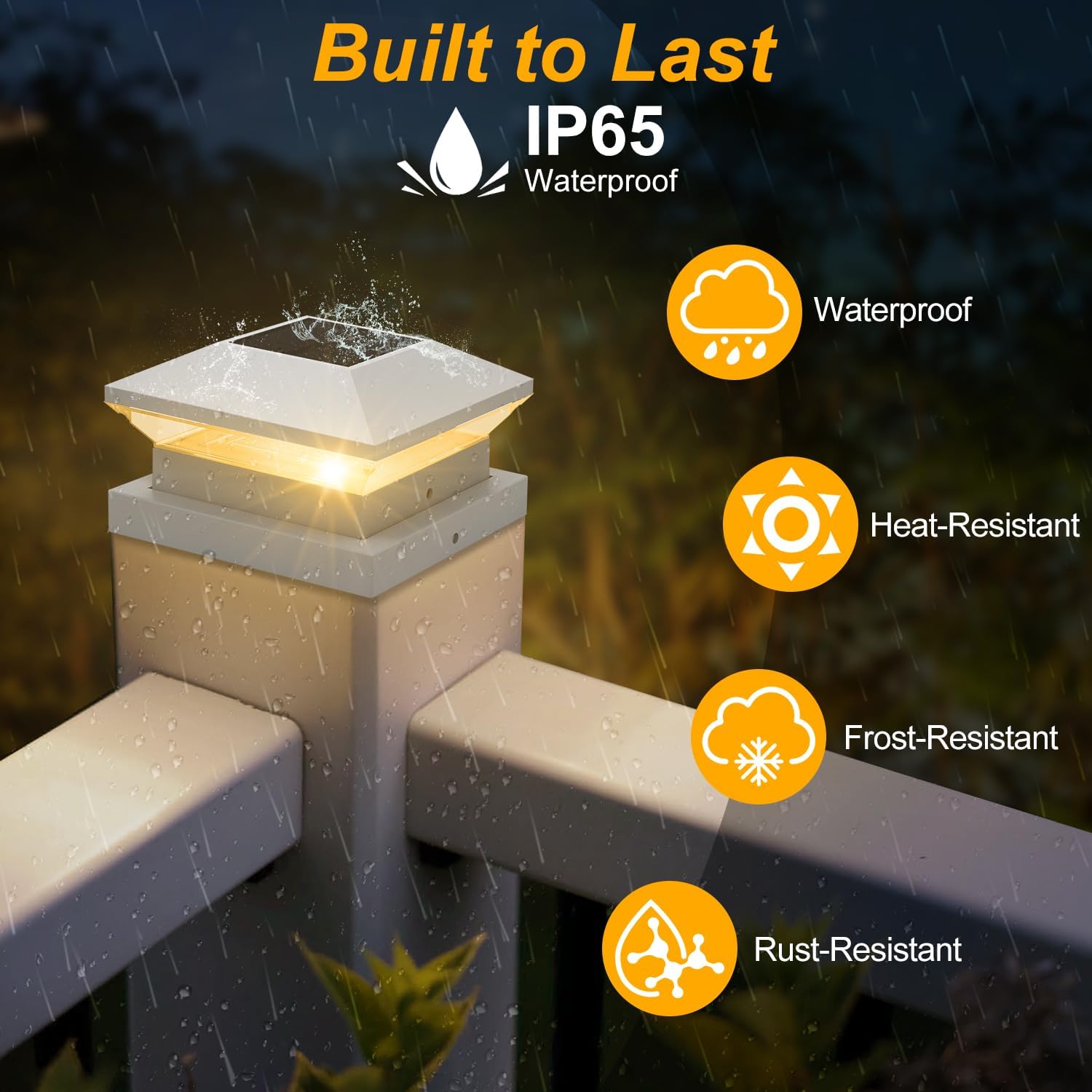 1/2PCS Solar Post Light Post C - Solar Post Cap Light 4X4 ulasan dan harga