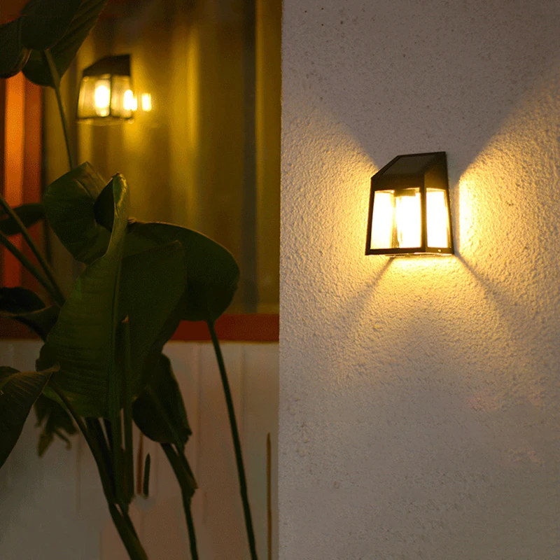 Solar Wall Light Outdoor Water - Solar Wall Light Fence Lamp ulasan dan harga