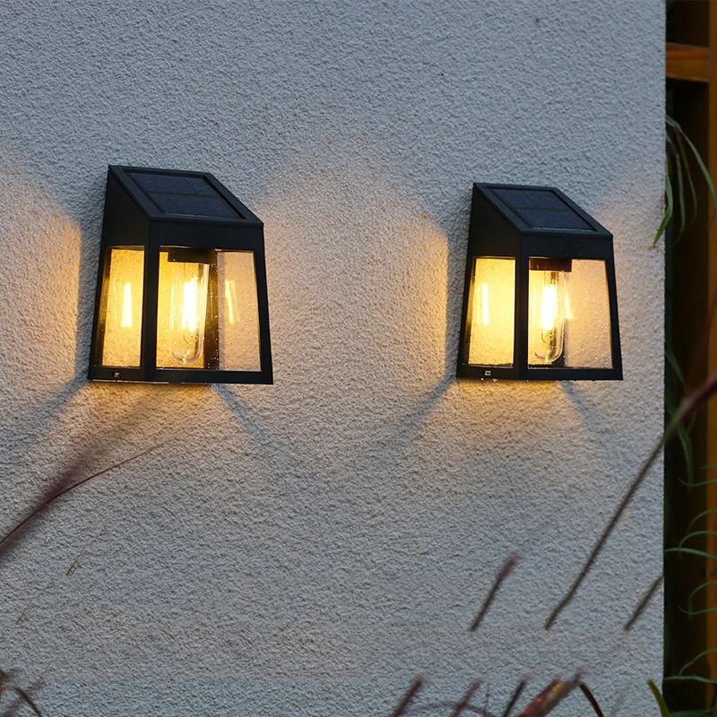 Solar Wall Light Outdoor Water - Solar Wall Light Fence Lamp ulasan dan harga