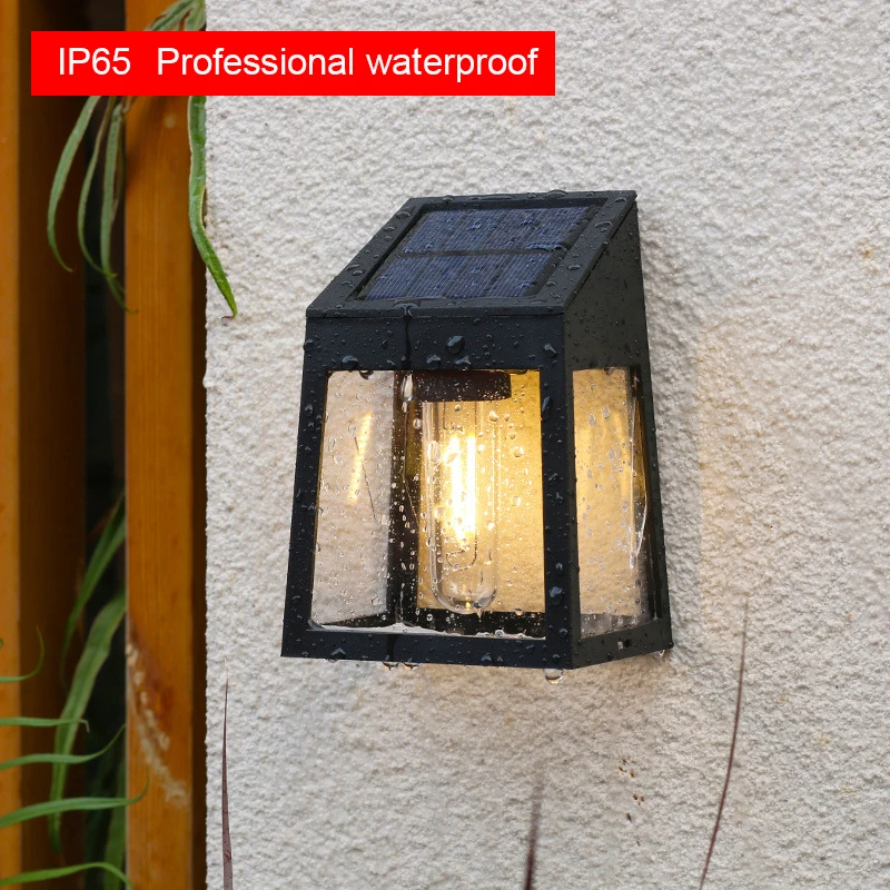 Solar Wall Light Outdoor Water - Solar Wall Light Fence Lamp ulasan dan harga