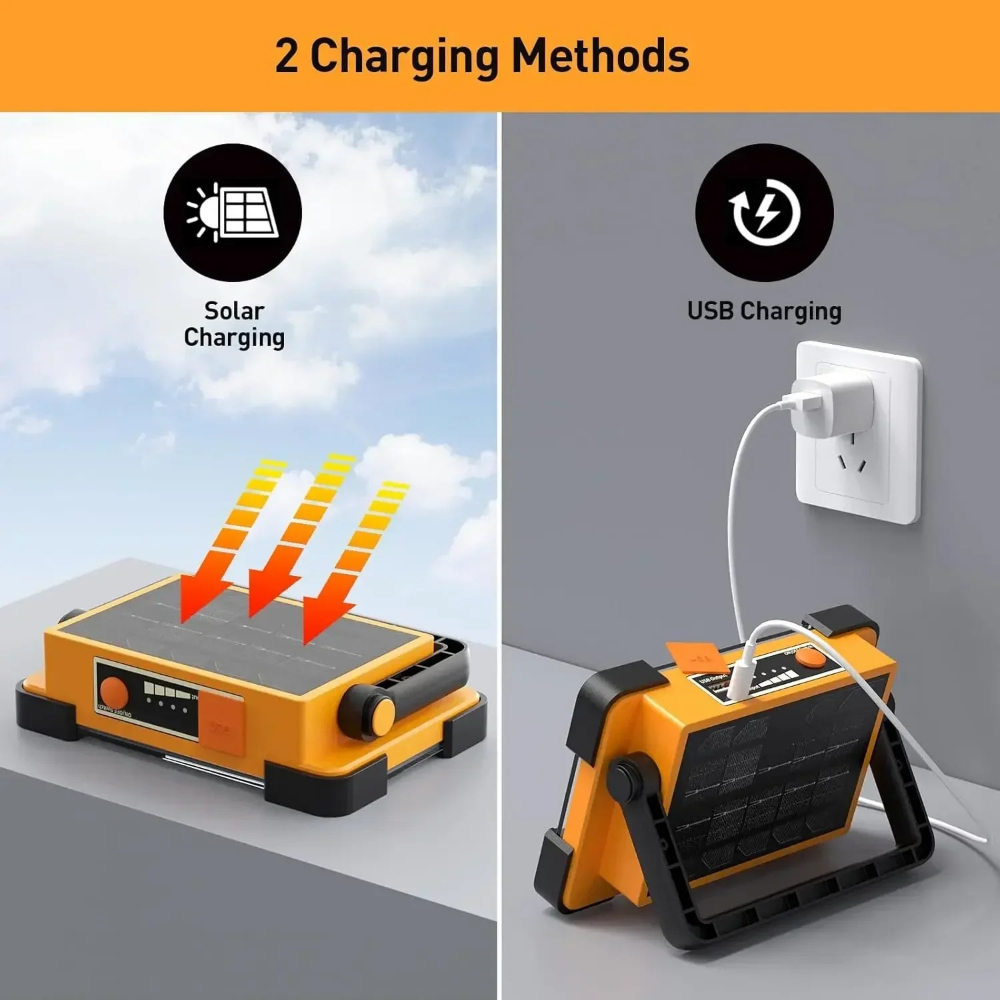 144LED 10000LM Rechargeable So - Solar Lantern Camping Collapsible ulasan dan harga