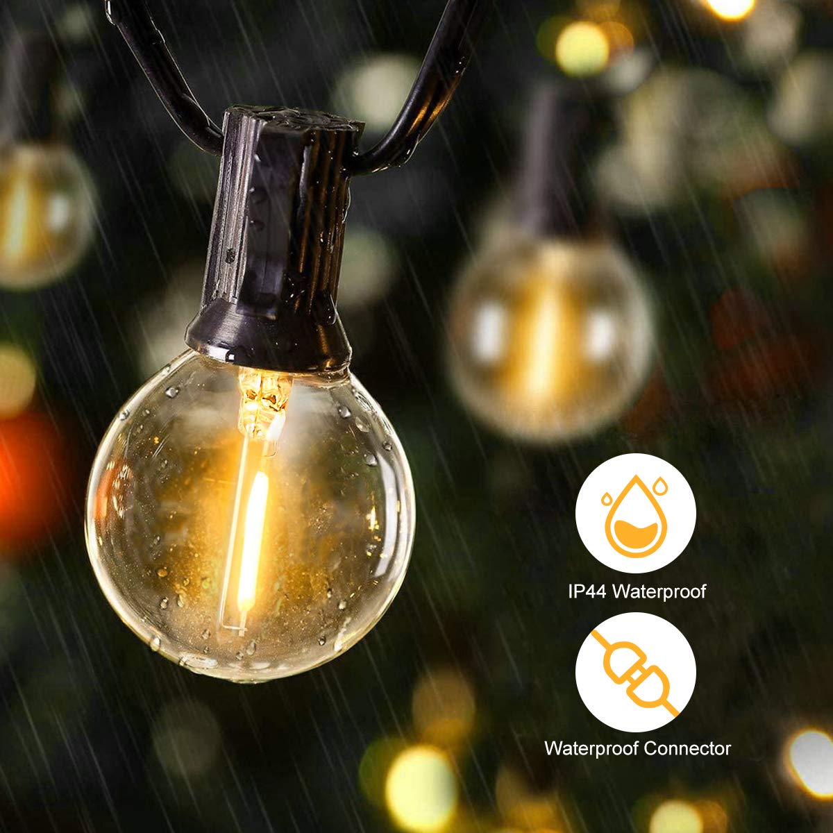 25FT 50FT G40 Fairy String Lig - Solar String Lights Outdoor 20M ulasan dan harga