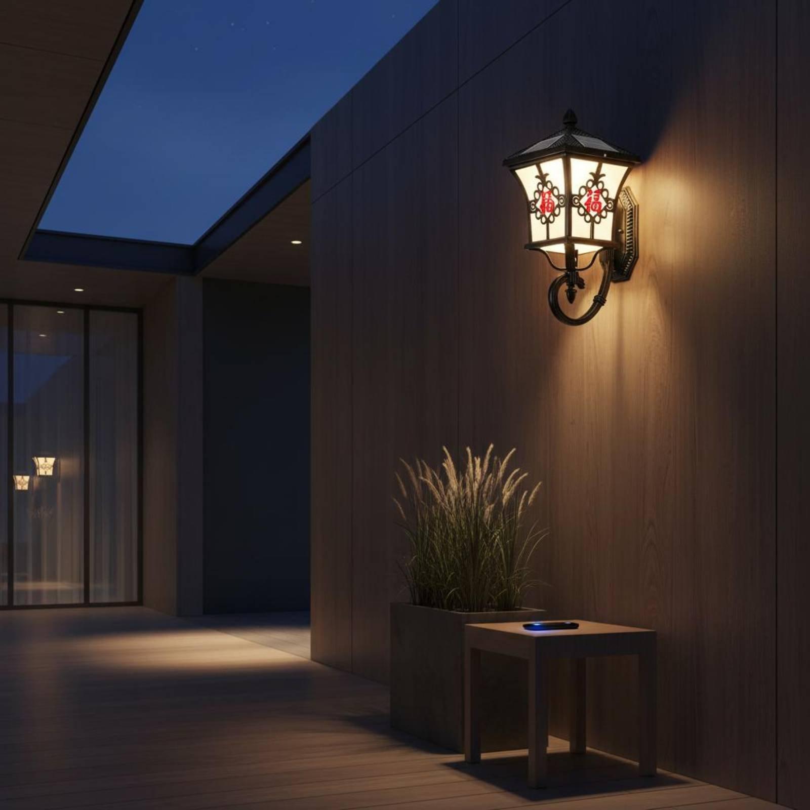 Solar Led Outdoor Wall Lamp El - Solar Garden Light Outdoor Waterproof ulasan dan harga