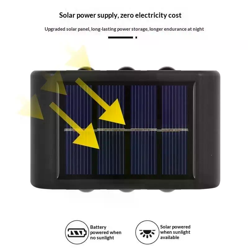 Solar Wall Lamp Outdoor Waterp - Solar Wall Light Fence Lamp ulasan dan harga