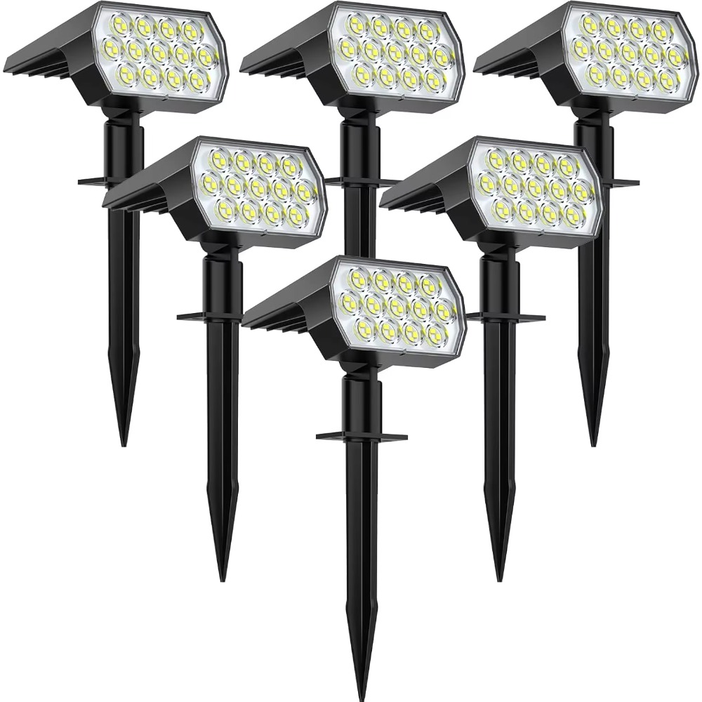 52 LED Solar Spot Lights Outdo - Solar Garden Spotlight Rgb ulasan dan harga