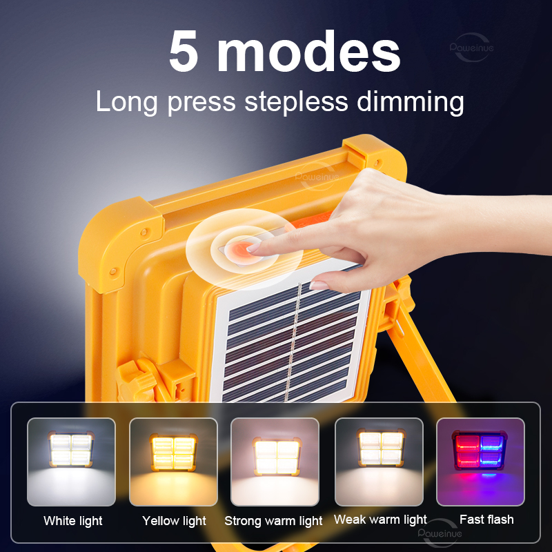 1000000LM Outdoor LED Solar La - Solar Lantern Camping Collapsible ulasan dan harga