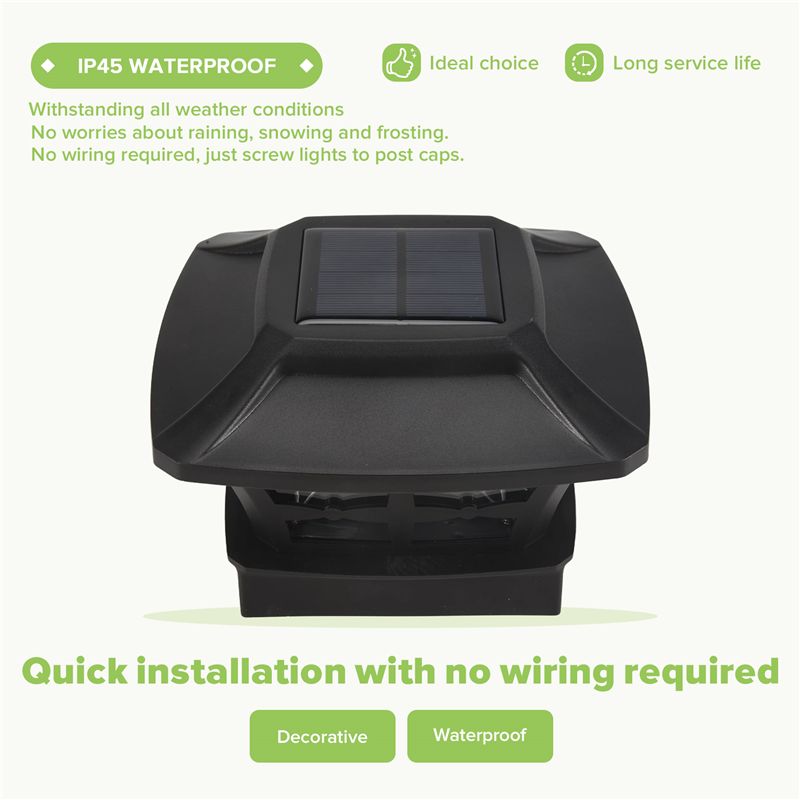 Y50A-Solar Post Cap Lights Out - Solar Post Cap Light 4X4 ulasan dan harga