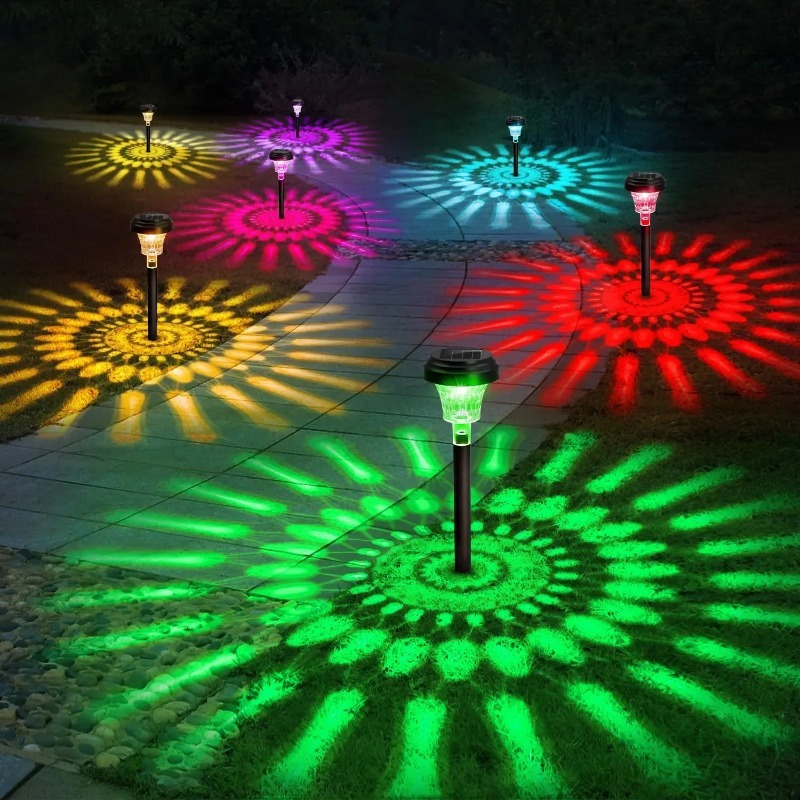 Color Changing Solar Path Ligh - Solar Garden Light Dusk To Dawn ulasan dan harga