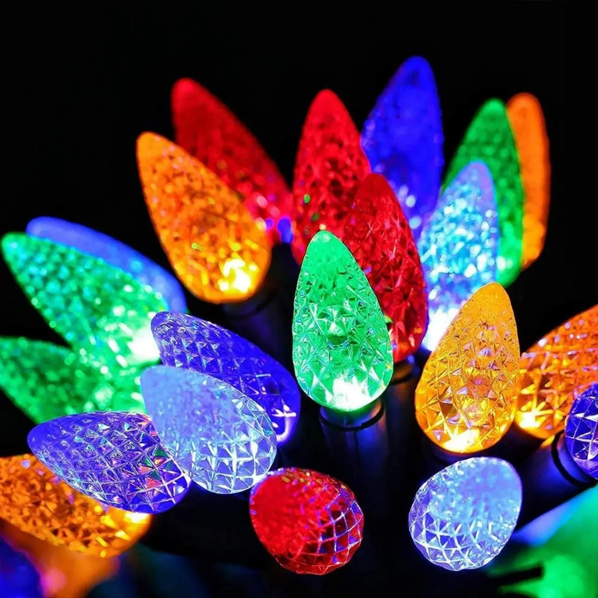 12M 100Leds Solar Christmas St - Solar String Lights Outdoor 20M ulasan dan harga