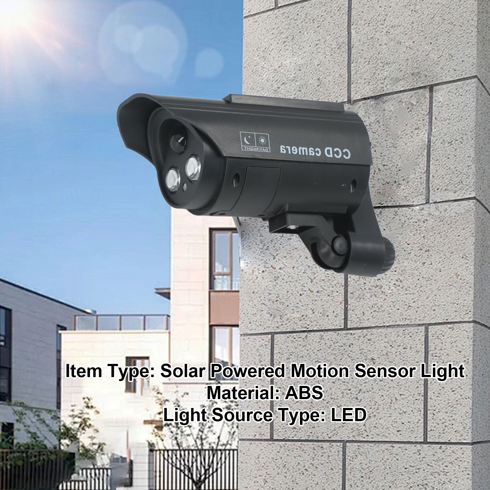 Solar Powered Motion Sensor Ou - Solar Security Camera Light ulasan dan harga
