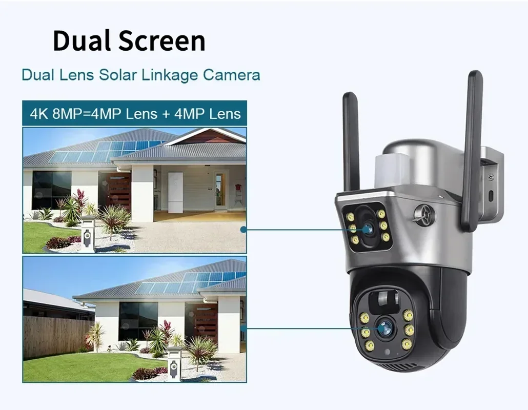 Tahlitech Solar Camera 4G Sim  - Solar Security Camera Light ulasan dan harga