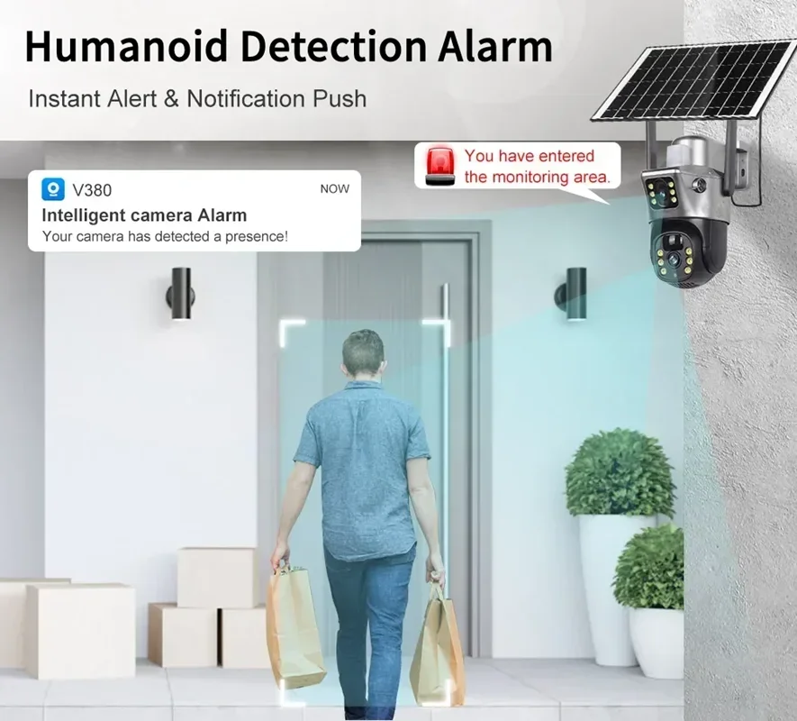 Tahlitech Solar Camera 4G Sim  - Solar Security Camera Light ulasan dan harga