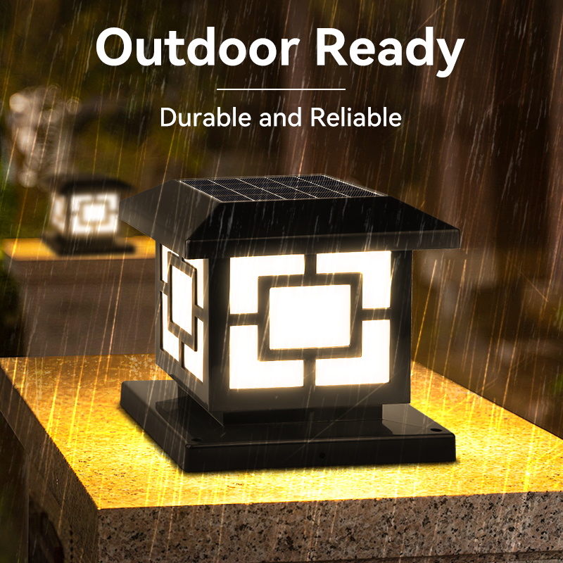 Solar Lights LED Waterproof Ou - Solar Post Cap Light 4X4 ulasan dan harga