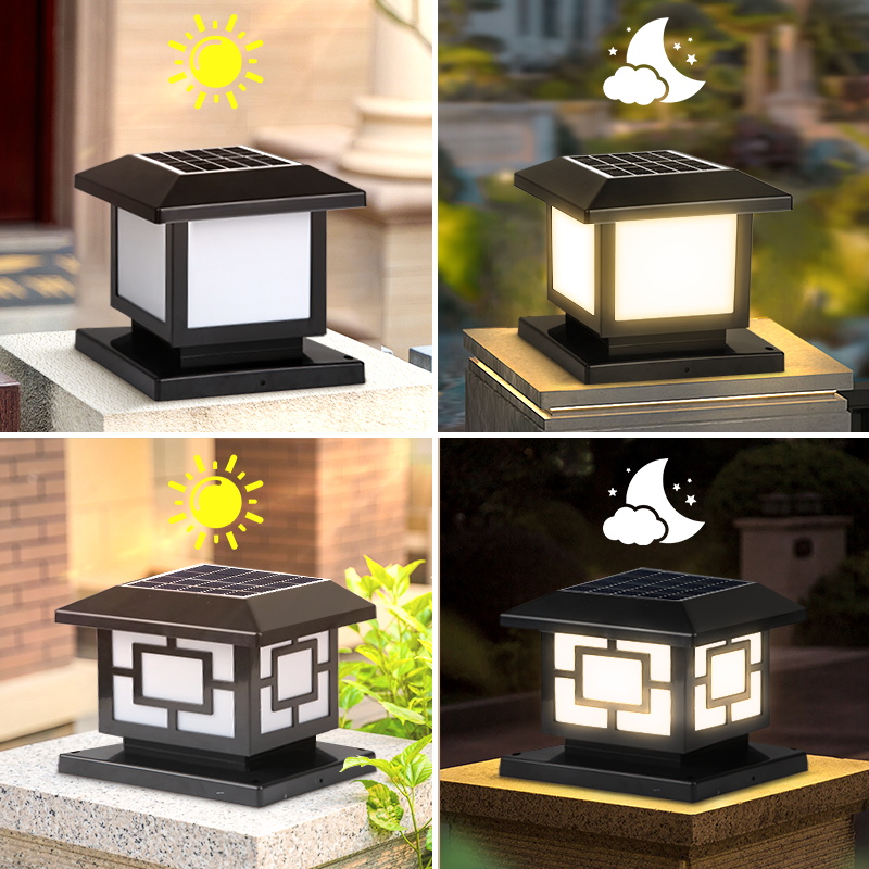 Solar Lights LED Waterproof Ou - Solar Post Cap Light 4X4 ulasan dan harga