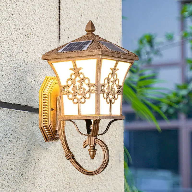 Outdoor European Style Solar P - Solar Garden Light Outdoor Waterproof ulasan dan harga