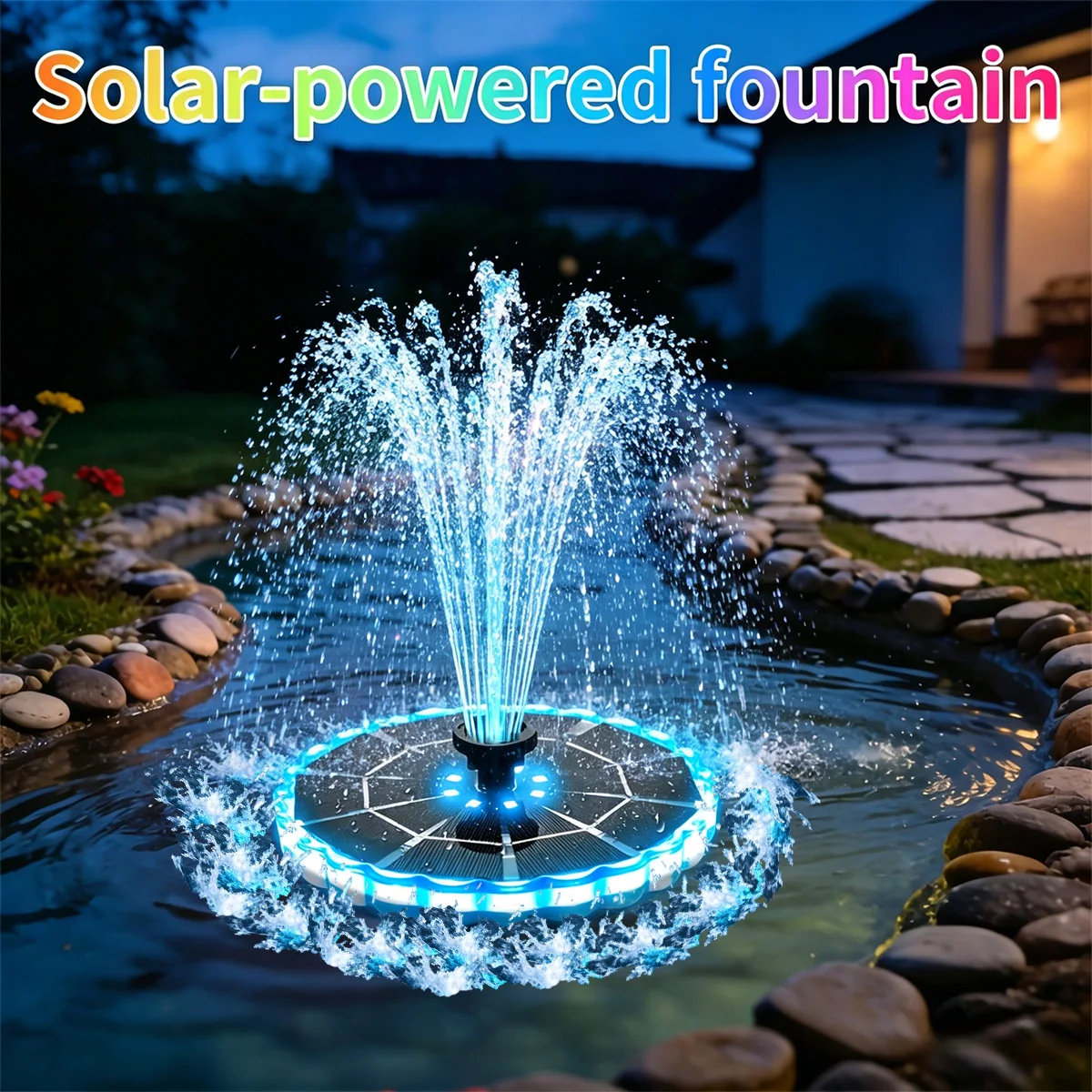 3.5W Outdoor Solar Fountain fo - Solar Ground Light Driveway ulasan dan harga