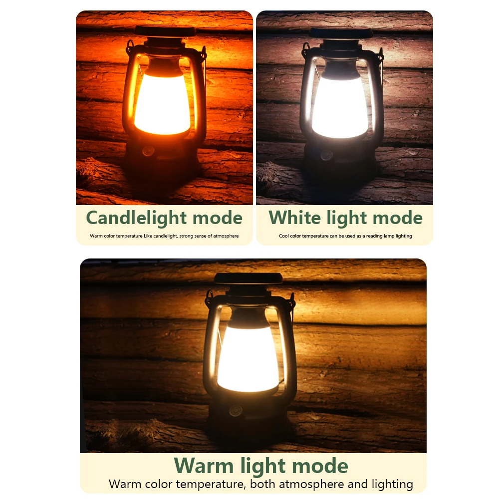 USB Rechargeable Camping Light - Solar Lantern Camping Collapsible ulasan dan harga