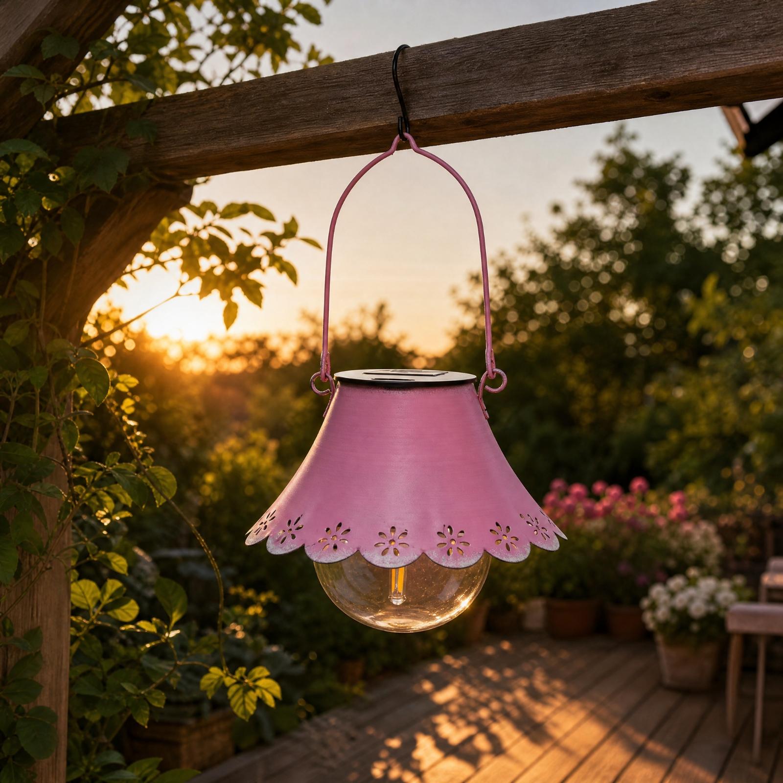 Iron Hanging Solar Lantern Out - Solar Garden Light Outdoor Waterproof ulasan dan harga
