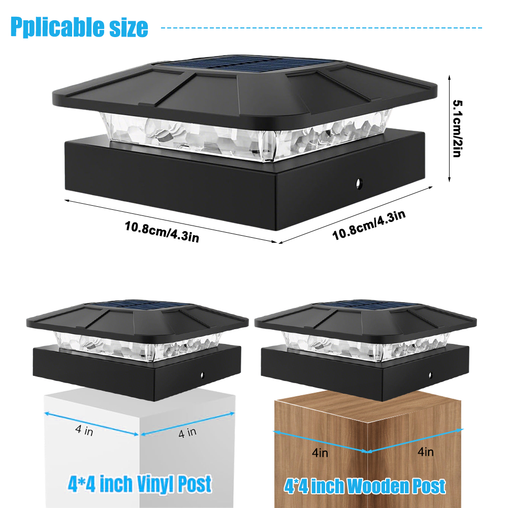 Outdoor Solar Post Cap Lights  - Solar Post Cap Light 4X4 ulasan dan harga
