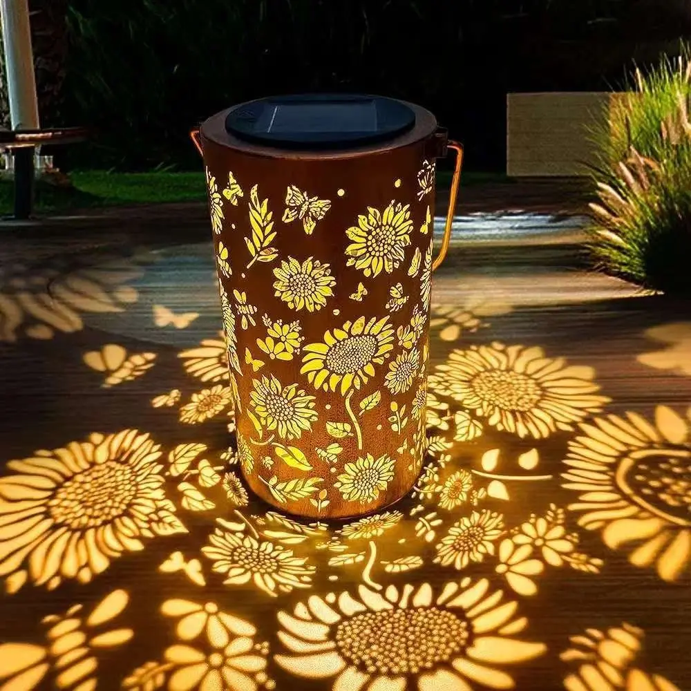 Sunflower Light and Shadow Lig - Solar Garden Light Outdoor Waterproof ulasan dan harga
