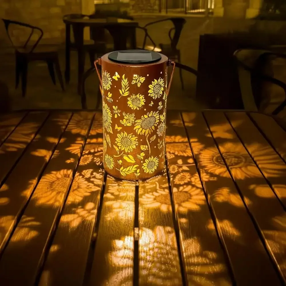 Sunflower Light and Shadow Lig - Solar Garden Light Outdoor Waterproof ulasan dan harga