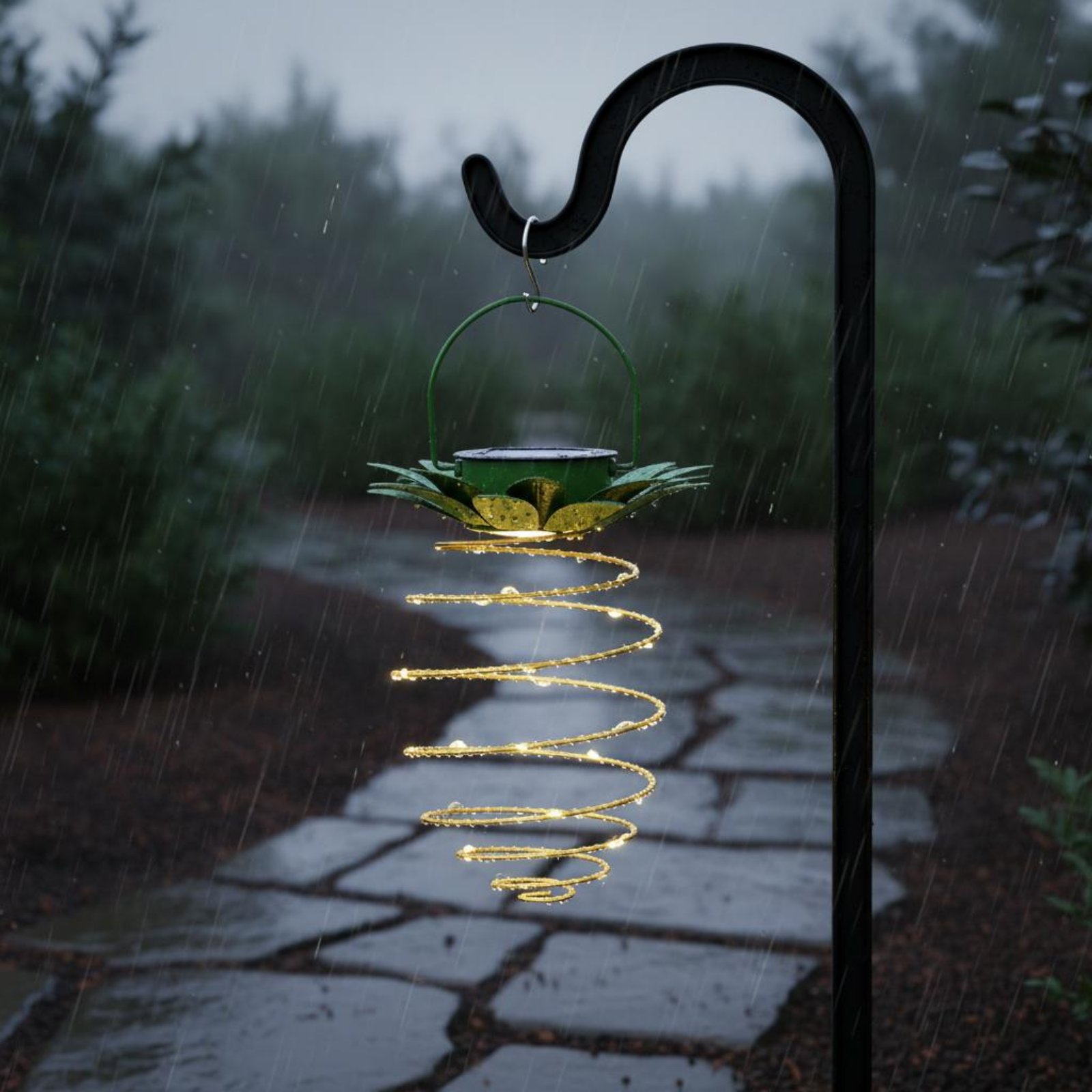 2 Pieces Solar Pineapple Lamp  - Solar Garden Light Outdoor Waterproof ulasan dan harga